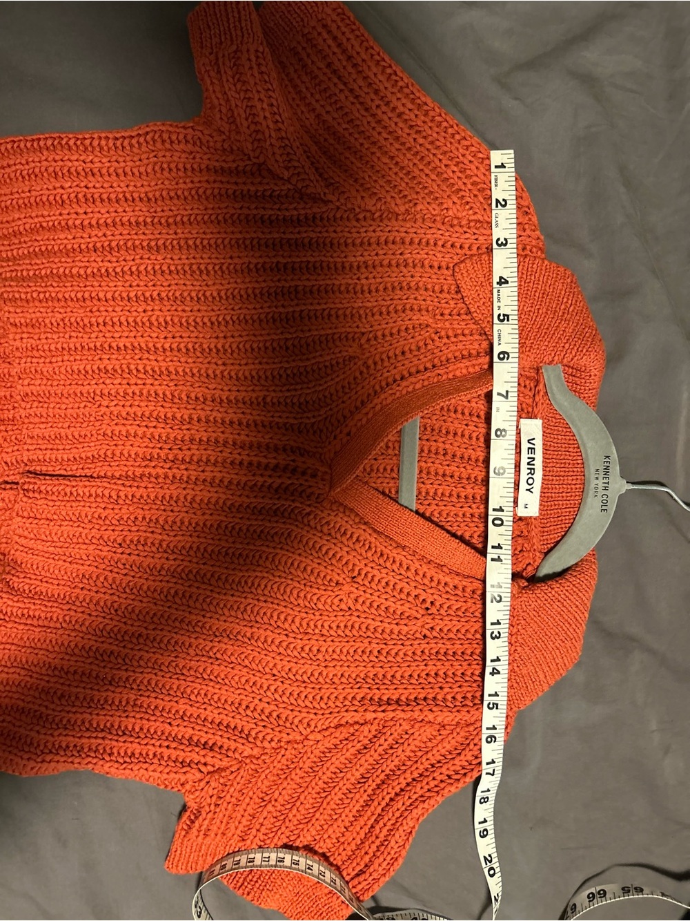 Venroy Terracotta Size M Cotton Crochet Polo and Miniskirt Set - Picture 4 of 9